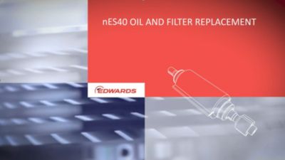 How to change oil and filter on nES40 vacuum pump 